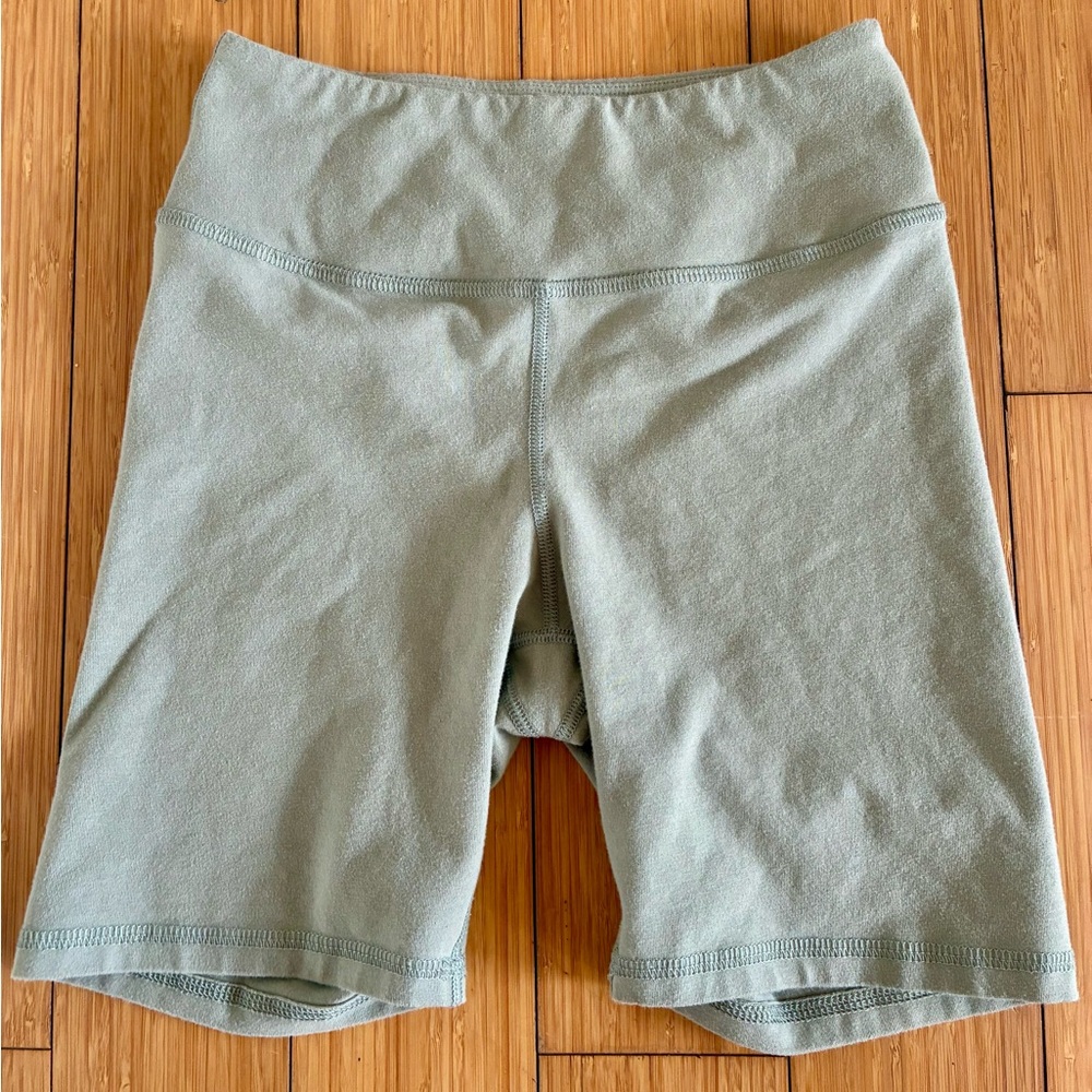 Mate the Label Organic Biker Shorts in Sage (small)